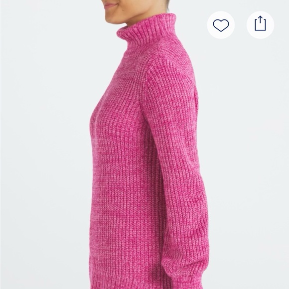 Love Elli Pink Turtleneck Sweater - Picture 10 of 12